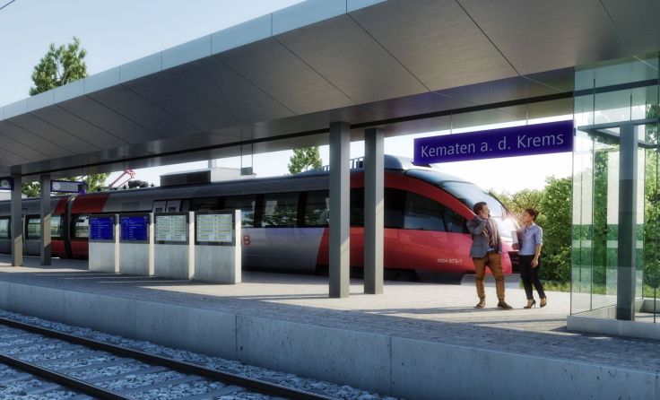 Symbolbild Bf. Kematen © ÖBB/3D-Schmiede
