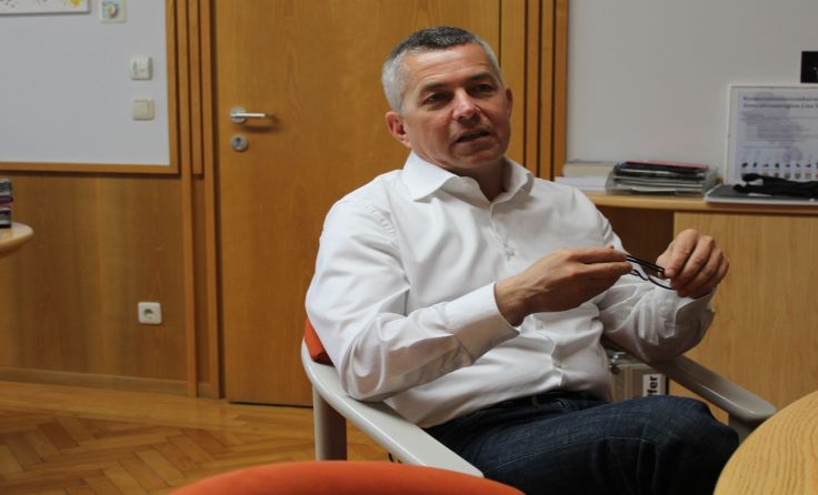 Trauner Bgm. Rudolf Scharinger (SPÖ) im Tips-Interview
