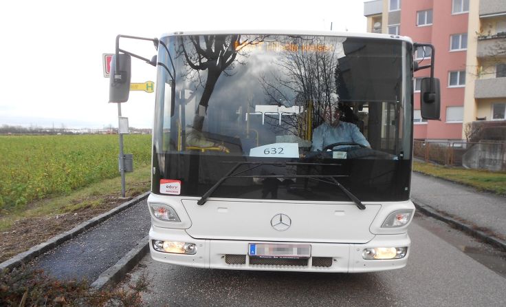 Die Bushaltestelle an der Haferstraße in der Stadt Traun Fotos: ÖVP Traun 