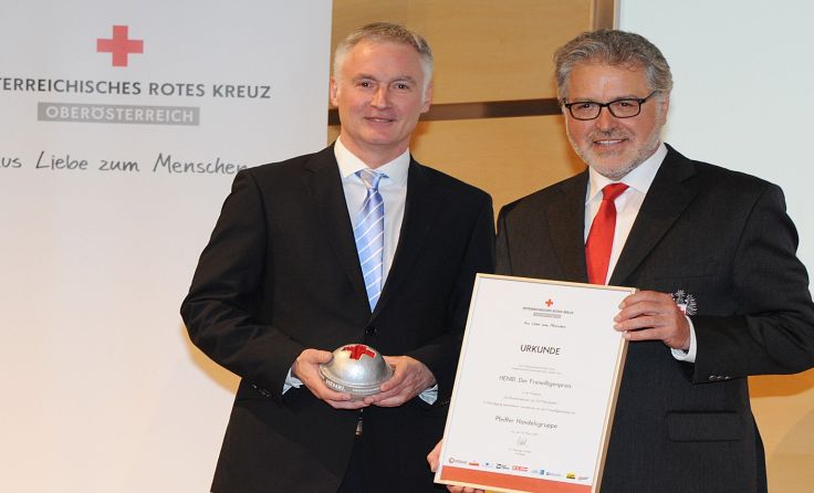 Die Pfeiffer Logistik GmbH unterstützt Freiwilligkeit. Foto: ÖRK OÖ