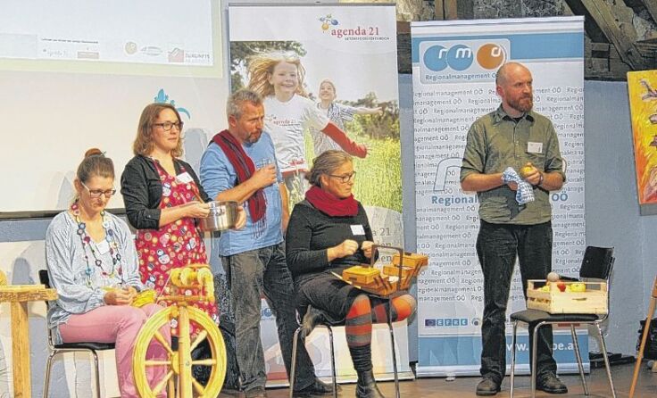Anschauliche Präsentation der Projekte. 