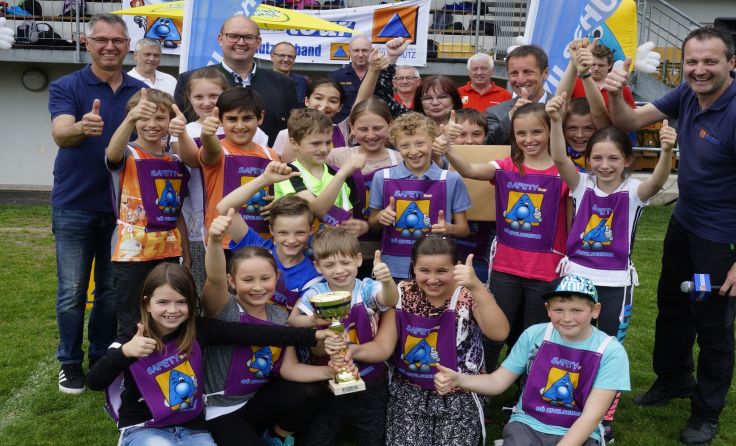 Das Siegerteam, die 4a der Volksschule Pregarten