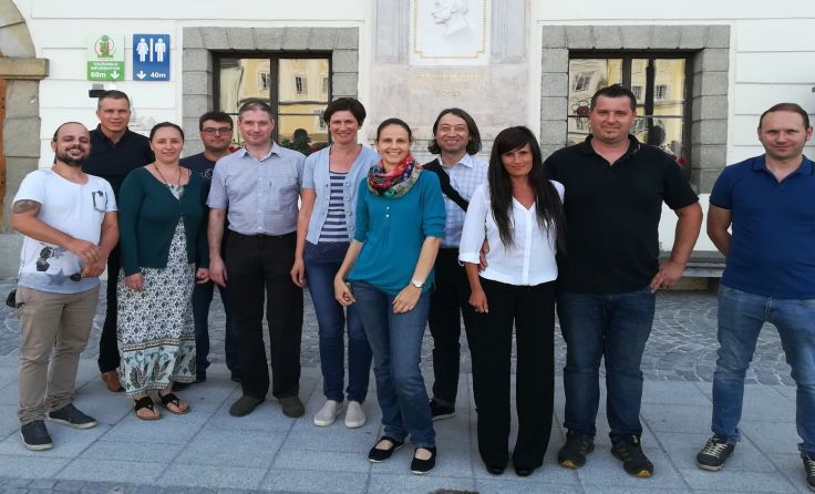 Die Arbeitsgruppe „Citybus“ mit Vertretern von Taxiunternehmen.Foto: Stadtgemeinde Freistadt