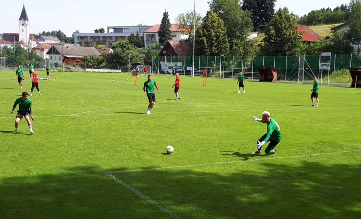 Auch Rapid Wien trainierte schon im Hedwigspark Bad Zell. Foto: Tourismusverband Bad Zell