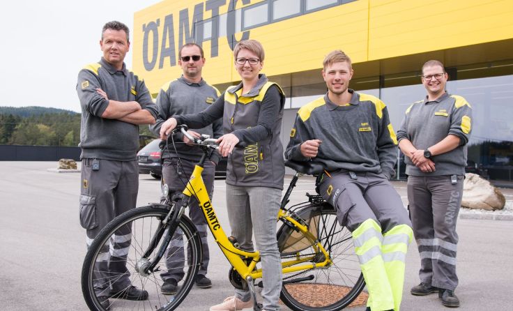 Das Team des ÖAMTC Freistadt (nicht alle Mitarbeiter am Bild) Fotos: ÖAMTC