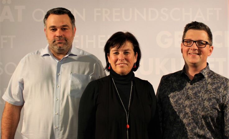 Dietmar Stegfellner, LR Birgit Gerstorfer, LAbg. Michael Linder (v.l.) Foto: SPÖ