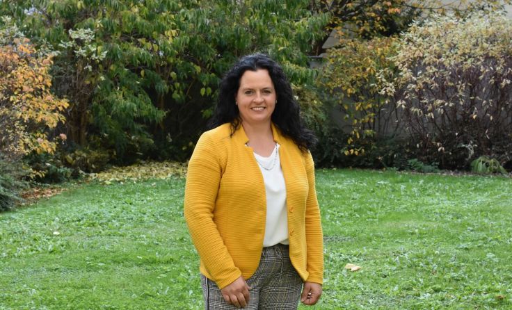 Johanna Haider ermuntert die Bäuerinnen: "Zeigt, was ihr könnt!" Foto: OÖ Bauernbund