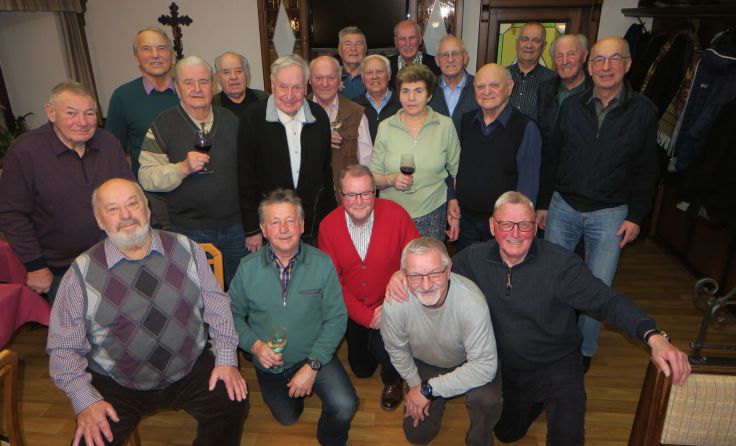 Die Herren der Gutauer und der Oberneukirchener Stammtischrunden "11 Uhr Messe" Foto: privat 