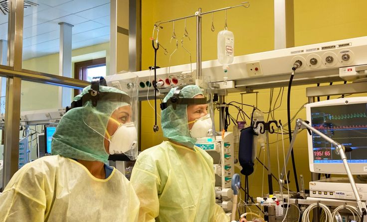 Fordernde Arbeit auf der Intensivstation am Klinikum Freistadt Fotos: OÖG 
