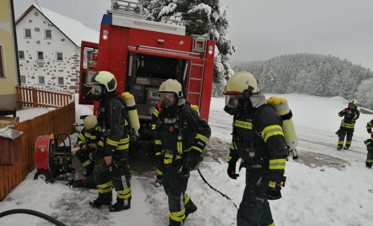 Einsatz in der Ortschaft RebuledtFotos: Franz Ruemer (FF Langfirling)