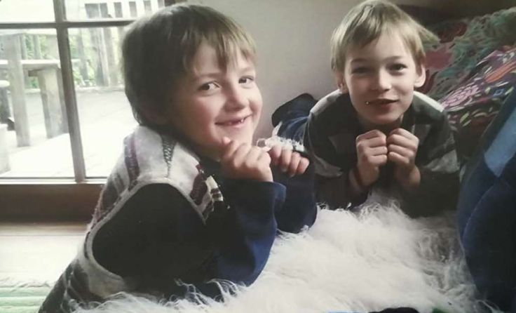 Leonhard und Jonathan glücklich im Waldorfkindergarten Foto: privat