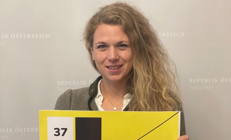Johanna Jachs, JVP-Obfrau, freut sich über den Polit-Nachwuchs. (Foto: Liebherr)