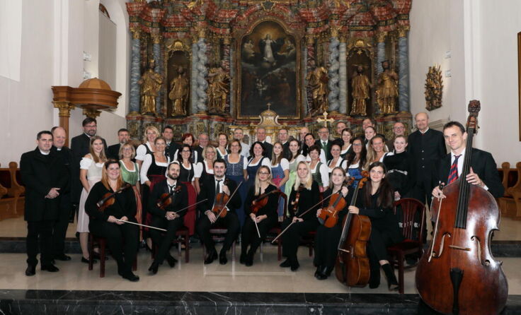 Der Wartberger Chor "pro musica" begeisterte im Dom von Varazdin. (Foto: privat)