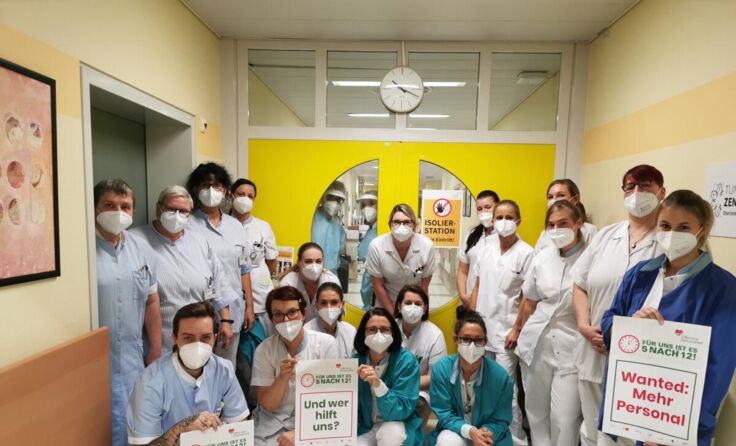 „Und wer hilft uns?“, fragen sich die Pflegekräfte im Klinikum Freistadt. (Foto: privat)