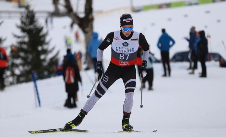 Simon Kugler auf dem Weg zur Bronzemedaille (Foto: Rainer Burmann)