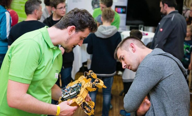 Roboter dürfen bei der Langen Nacht der Forschung nicht fehlen. (Foto: Cityfoto / Roland Pelzl)