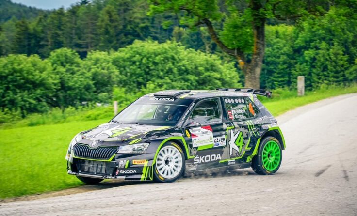 Johannes Keferböck mit Ilka Minor als Co-Pilotin (Foto: Markus Tobisch)