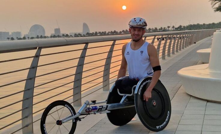 Florian Brungraber in Abu Dhabi (Foto: privat)