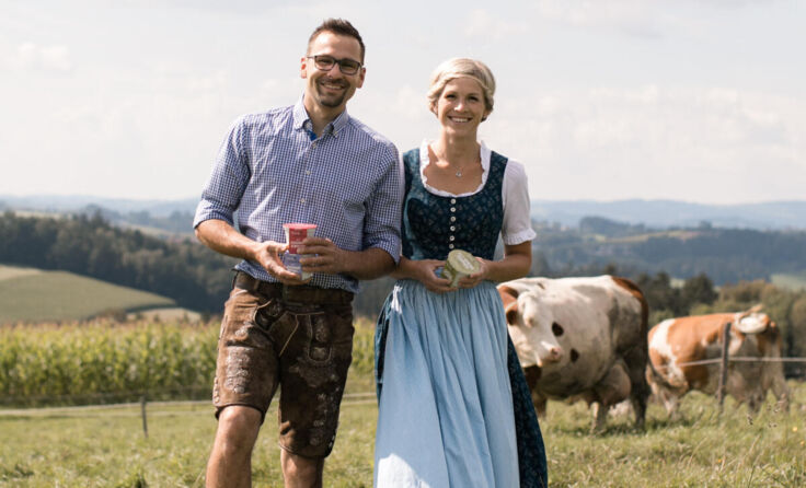 Freude bei Christina und Leonhard Zauner über die Auszeichnungen. (Foto: Kerstin Hahn Photography)