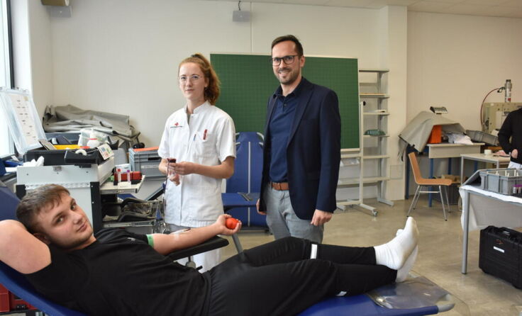 Katharina Poschinger, Sebastian Richter, Schüler der BS-Freistadt (Foto: Berufsschule Freistadt)