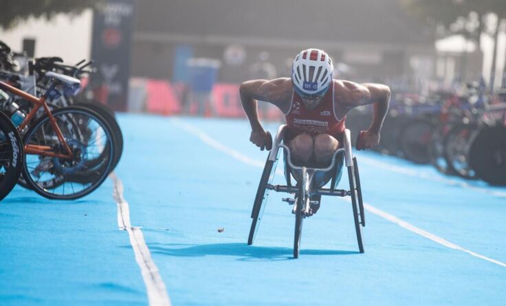 Der Lasberger Flo Brungraber beim Para-World-Series Bewerb in Yokohama, 2. Platz (Foto: privat)