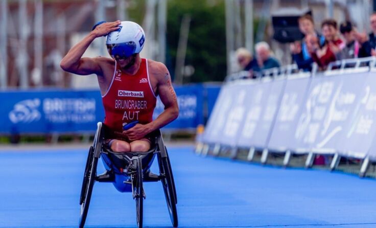 2. Platz für Florian Brungraber in Swansea, Großbritannien (Foto: World Triathlon/Lumley)