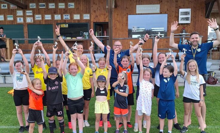 Das hat Spaß gemacht! Die Fußballerinnen von morgen (Foto: SPG Windhaag/Leopoldschlag)