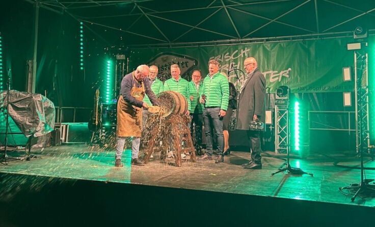 Bockbieranstich 2024 im Brauhaus Freistadt (Foto: Tips/Stadler)
