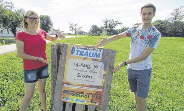 Top motiviert: die Veranstalter Katharina Ginthör und Georg Fröschl