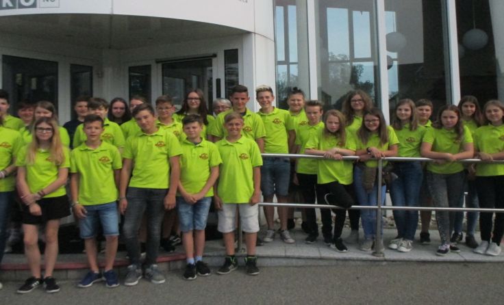 Die Kids der NMS Rastenfeld beim Begabungskompass.