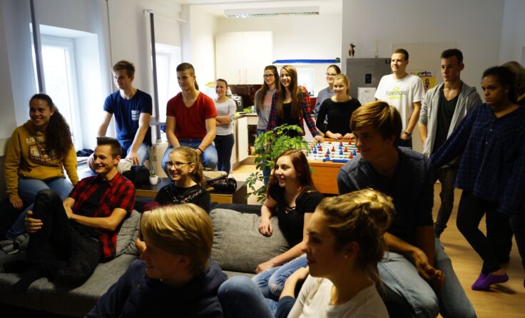 Fast 30 Teilnehmer beim SV-Brunch im Jugendzentrum Pixxels