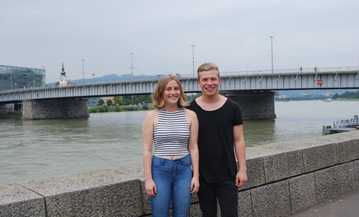 Victoria und Julius Zwirtmayr (v. l. n. r.)
