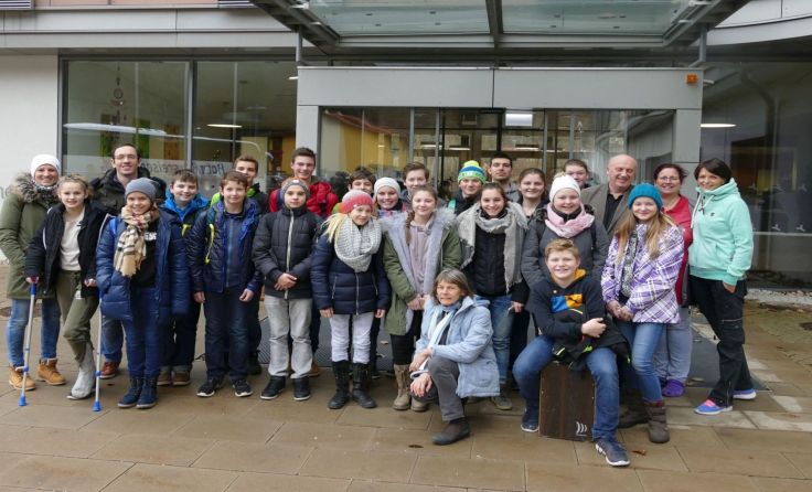 Einen Vormittag waren die Schüler auf Besuch in Scheiblingkirchen.