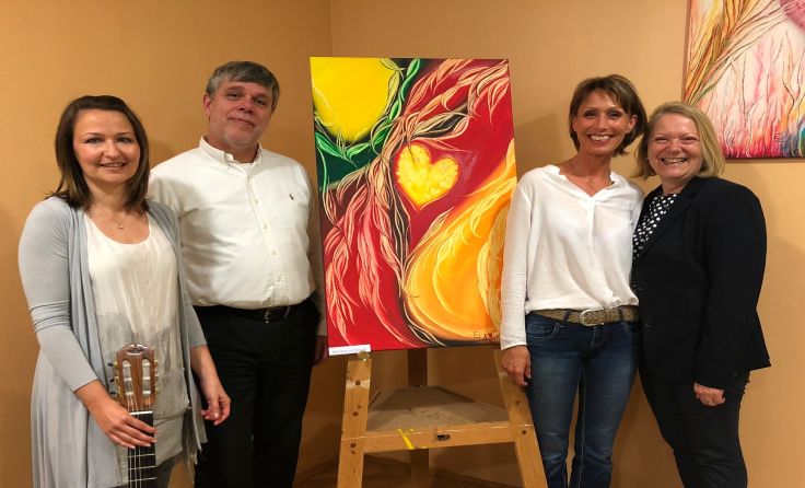 V.l.: Bettina Gilan, Dr. Rudolf Bogad, Eva Lampl-Friedbacher, Vizebgm. Heide Lamberg