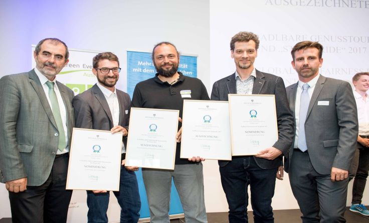 Verleihung durch Josef Plank vom BMNT Foto: BMNT, Paul Gruber