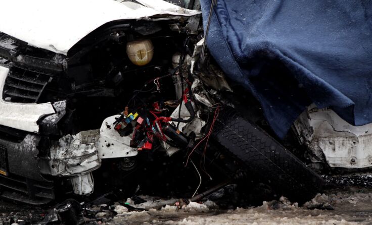 Schneematsch war Unfallursache (Foto: Vowe)