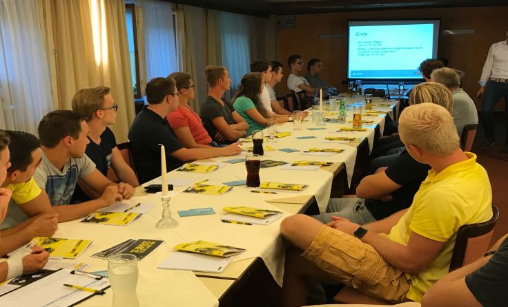 Über 20 Jugendliche waren beim Stellungsinfoabend in Perg dabei (Foto: JVP Perg)