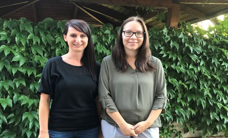 Das EKIZ-Team Melanie Leonhartsberger und Carina Janko