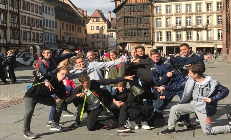 Insgesamt drei Tage verbrachten die Schüler in Straßburg. (Fotos: PTS Perg)