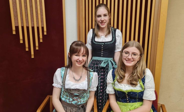 Vanessa, Nadja und Sophie freuen sich schon auf diese besondere Woche (Foto FMZ)