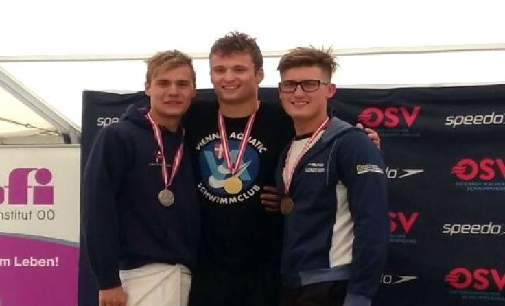 Bronze für Patrik Lenzeder über 400 m Freistil in der Juniorenklasse