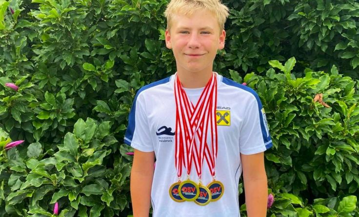Herbert Motz holte insgesamt 4 Medaillen, davon 2 Goldene