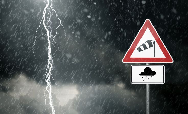 Das Tief "Harry" wütet aktuell in Italien. Symbolbild: stock.adobe.com/trendobjects