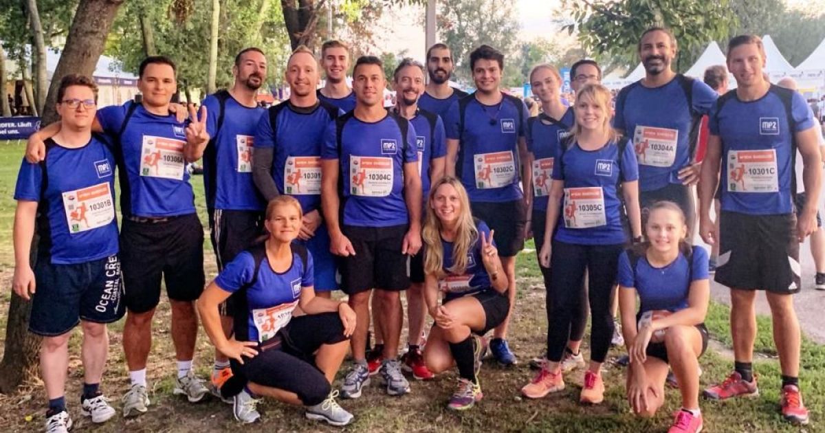 MP2 beim Business Run: Die sportbegeisterten IT-Experten waren auch ...
