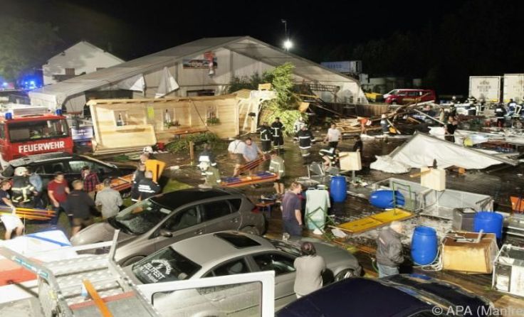 Zwei Tote und dutzende Verletzte waren zu beklagen. Foto: APA (Manfred Fesl)/Manfred Fesl