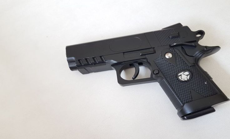 Die Beamten fanden bei dem Jugendlichen eine Softgun. Symbolfoto: Omeletzz/shutterstock.com