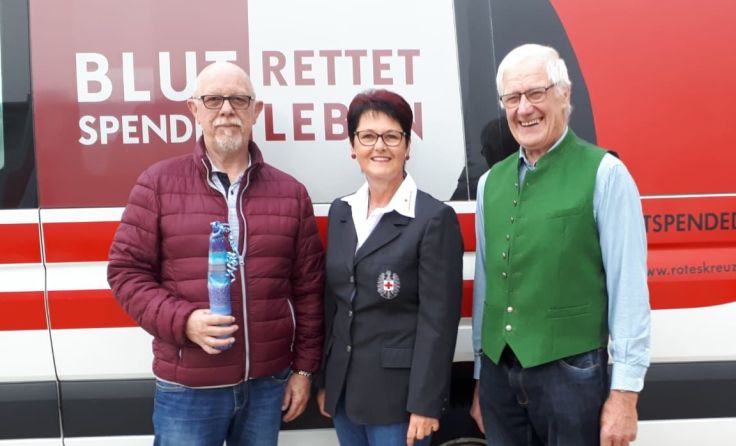 Robert Klausberger, Bürgermeisterin Lisbeth Kern, Karl Haslauer (v.l.), Foto: Rudolf Kern