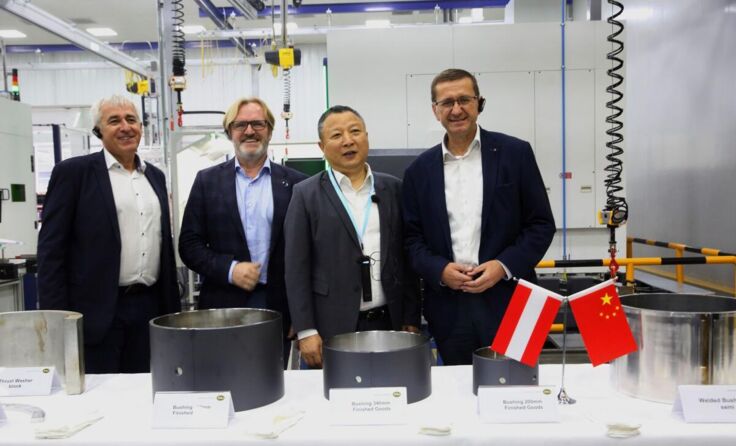 Besuch bei MIBA China (Foto: Land OÖ / Grillnberger)