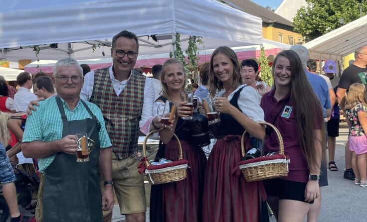 Genuss am Schwertberger Bierkirtag (Foto: Gemeinde Schwertberg)