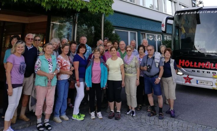 Erinnerungsfoto des Ausflugs der Weyrer Foto: Gertraud Hrubes 